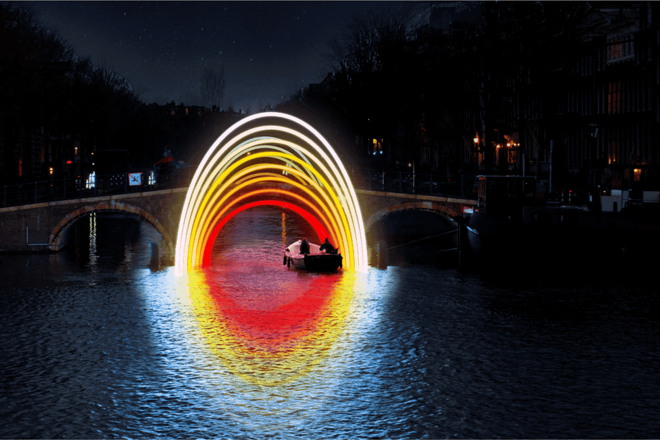 Amsterdam Light Festival Guided Bike Tour Gallery Image 2