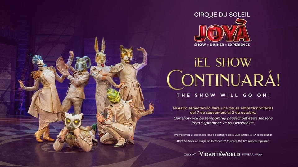 Cirque du Soleil JOYÀ Show Ticket Gallery Image 1