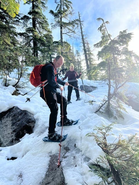 Snowshoeing At The Top Of The Sea To Sky Gondola Gallery Image 1
