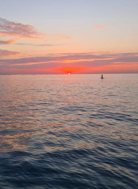 Paddleboarding at Sunrise or Sunset Gallery Image 3