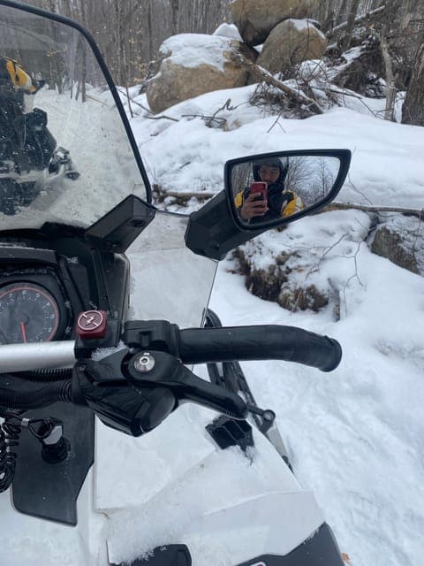 Canadian Forest Guided Tour by Snowmobile Gallery Image 4