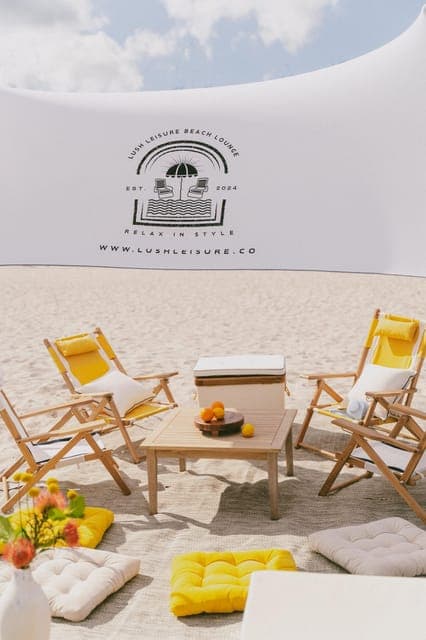 Riviera Suite: Private Beach Lounge and Picnic Set Up Gallery Image 1