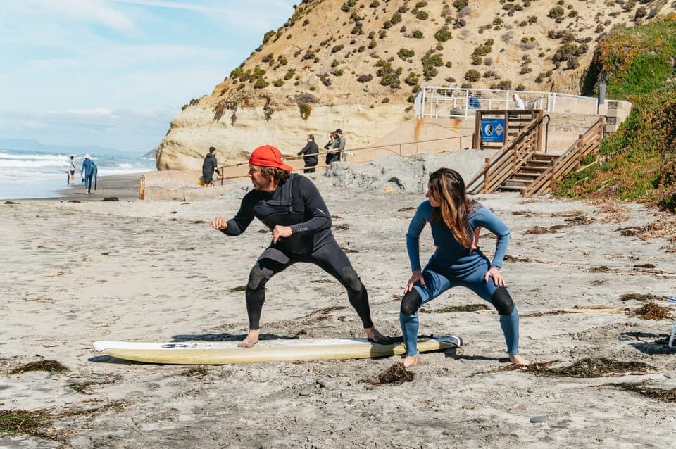 Solana Beach: Private Surf Lesson with Board and Wetsuit Gallery Image 2