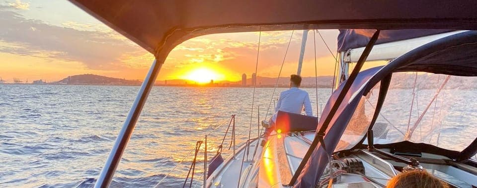 Sunset Boat Trip with Cava Wine and Snacks - Image 1