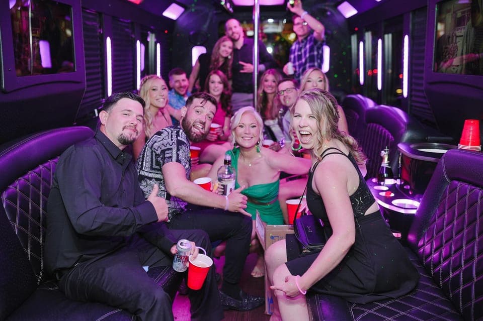 Nightclub on Wheels Scenic Party Bus Experience Gallery Image 2