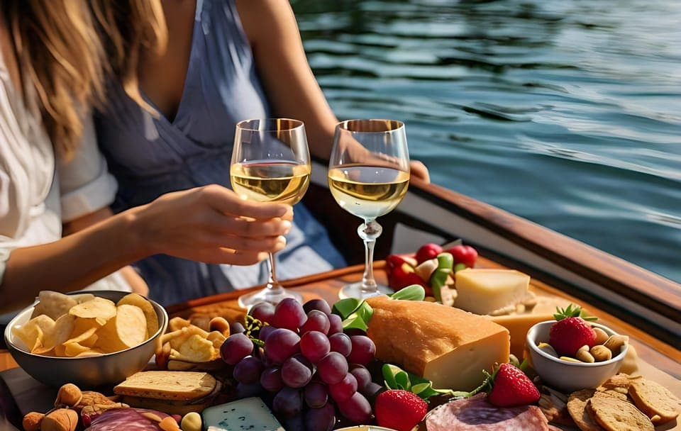 Romantic Boat Cruise with Wine & Cheese or Surprise Dinner Gallery Image 1