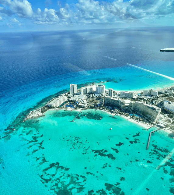 Panoramic flight to Cancun Hotel Zone and Isla Mujeres Gallery Image 1