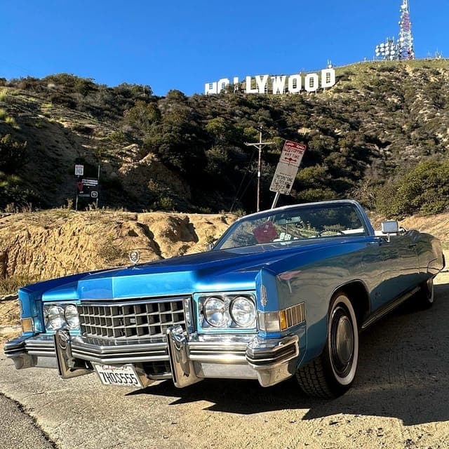 Discover LA in a 1973 Cadillac Eldorado convertible Gallery Image 1