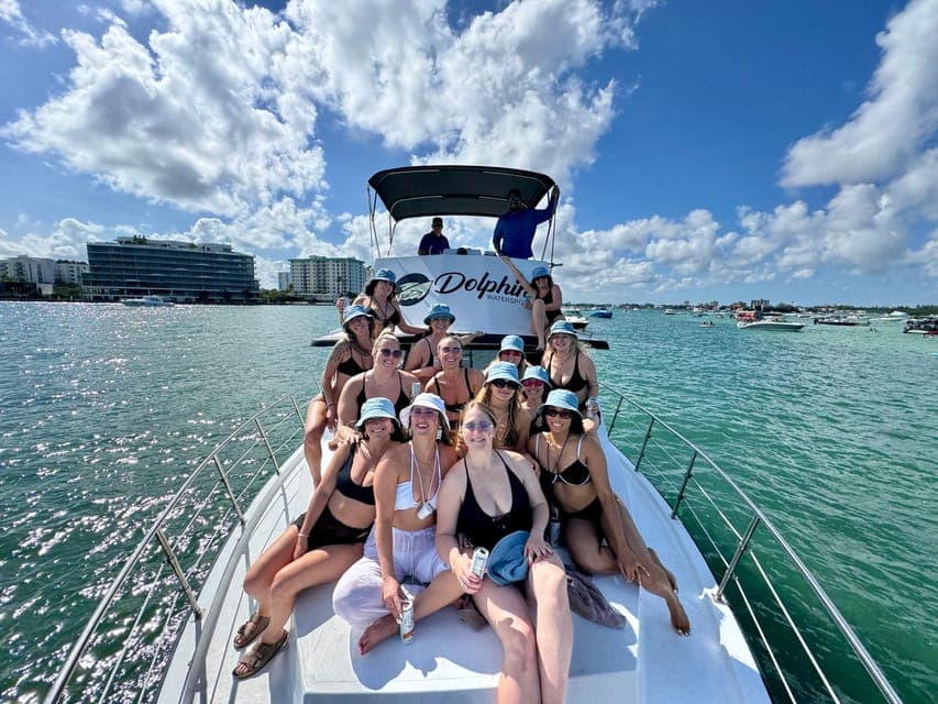 29. Miami Party Yacht for 34PP Bachelorette party Birthday party - Image 29
