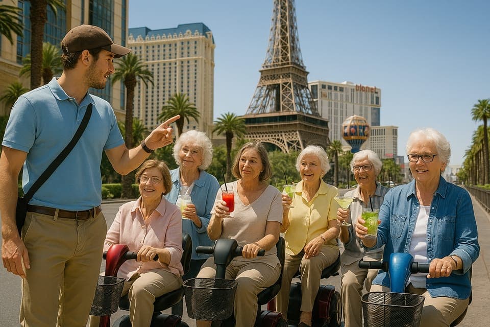 Las Vegas Strip: Mobility Scooter Tour W/ Lunch Gallery Image 2