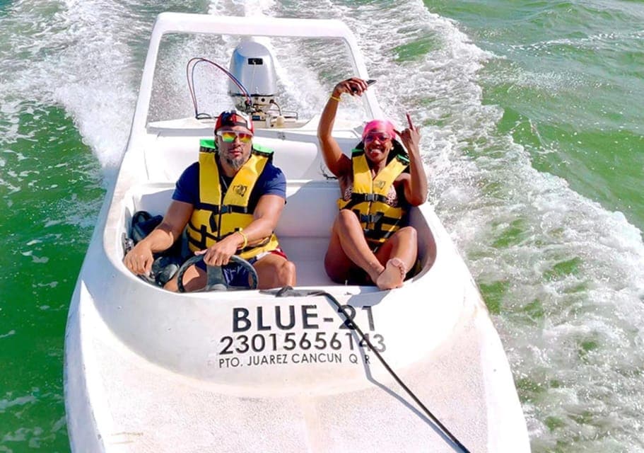Cancun: Speed Boat Adventure in Nichupte Lagoon Gallery Image 3