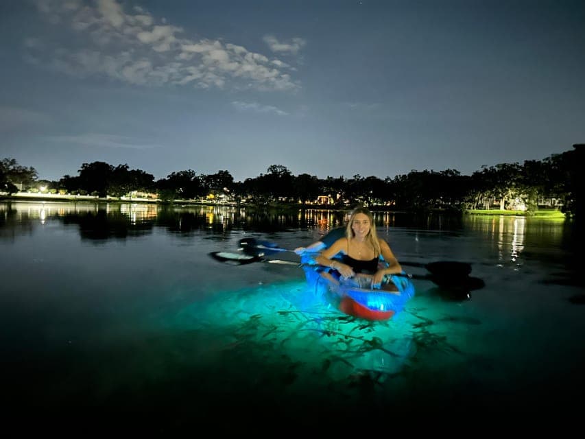 LED Night Glow Clear Kayak or Paddleboard Tour Gallery Image 4