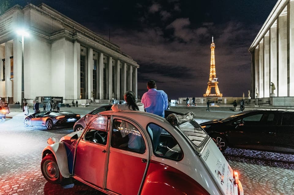 Discover Paris by Night in a Vintage Car with a Local Gallery Image 2