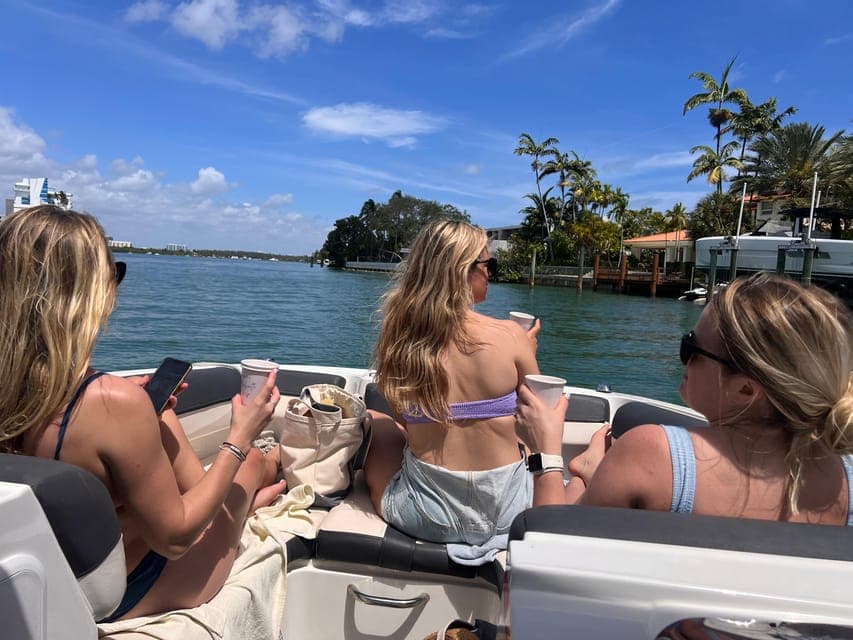 Miami Beach: Private Boat Tour with Captain and Champagne Gallery Image 2