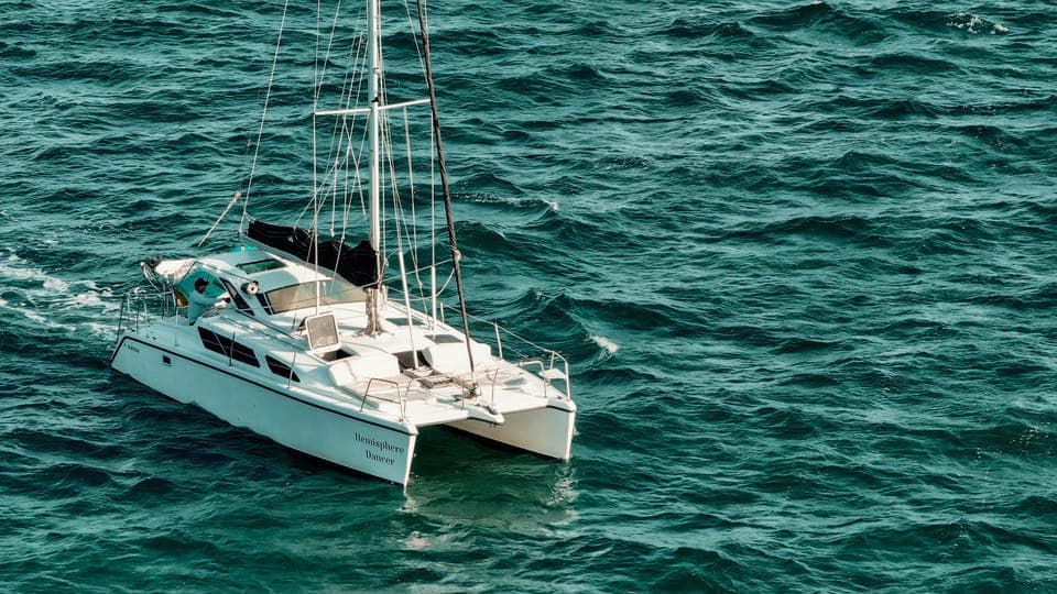 43. Cancun: Isla Mujeres Adults Only Party Catamaran with Drinks - Image 43