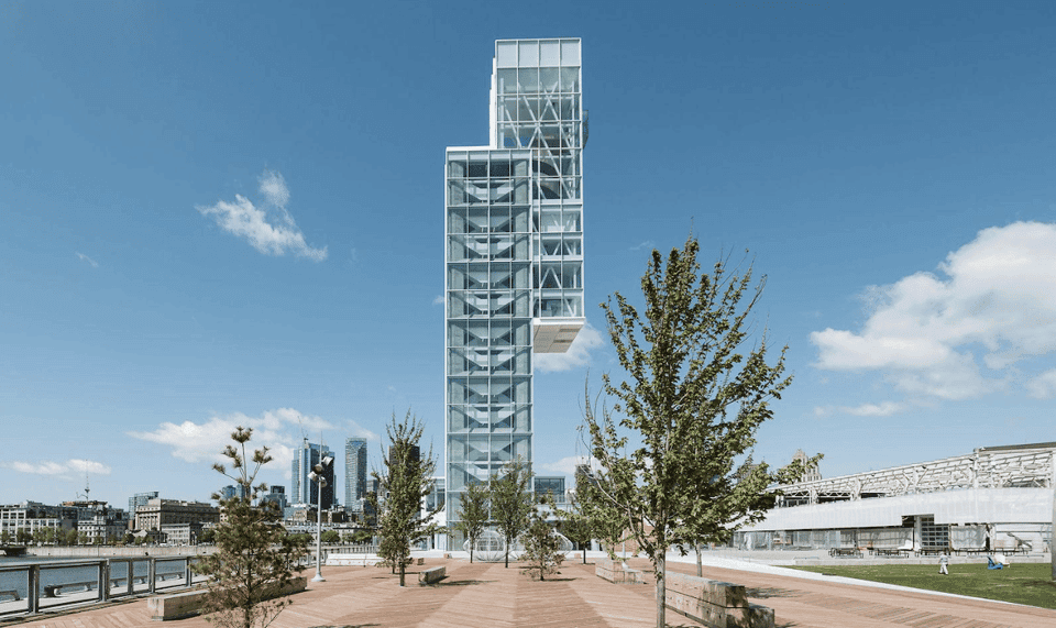 Port of Montreal Glass Tower Entry - Image 1