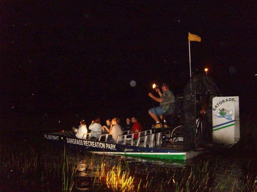 From Miami: Everglades at Night with Guided Airboat Tour Gallery Image 3