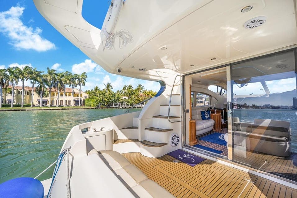 Miami Beach: 48 Foot Private Yacht Rental Gallery Image 3