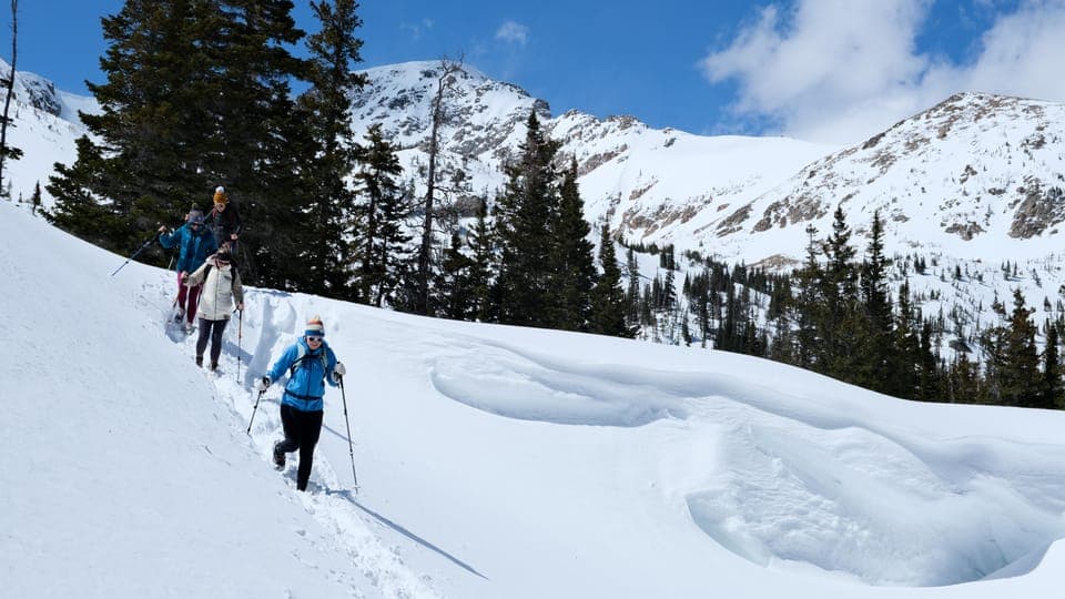 Snowshoeing in Rocky Mountains Gallery Image 4