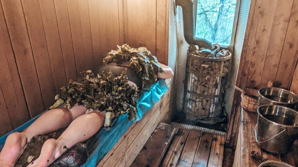 Unique Experience- Hot Leaf Therapy in Private Sauna Gallery Image 1