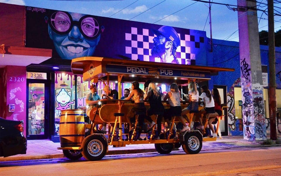 4. Pedal Pub Miami: Art District Party Bike Pub Crawl - Image 4