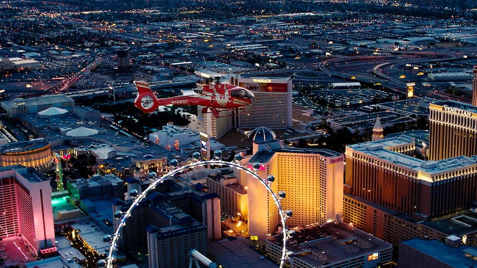 36. Night Helicopter Flight over Las Vegas Strip - Image 36