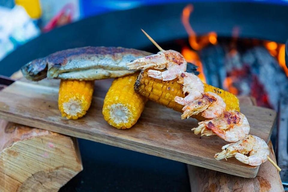 Cancun Beach Seafood BBQ Class in a Kombi Gallery Image 1