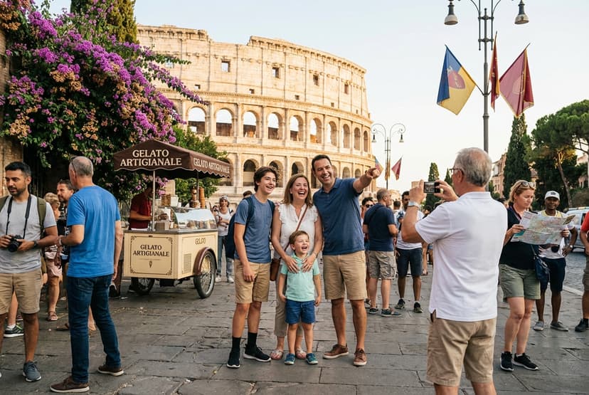 1-Day Family-Friendly Rome: Colosseum, Forum, Capitoline, Pantheon & Villa Borghese