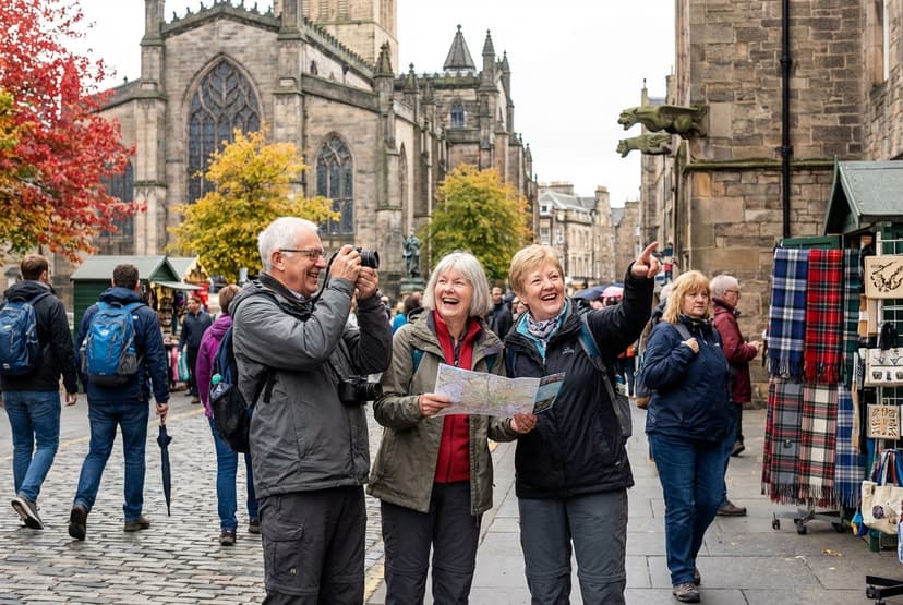 2-day senior-friendly Edinburgh itinerary (May — Spring)