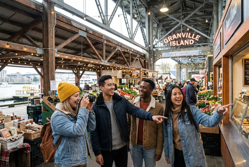 2-Day Vancouver: Downtown → Stanley Park → Granville Island → Kitsilano → North Shore (Friends)