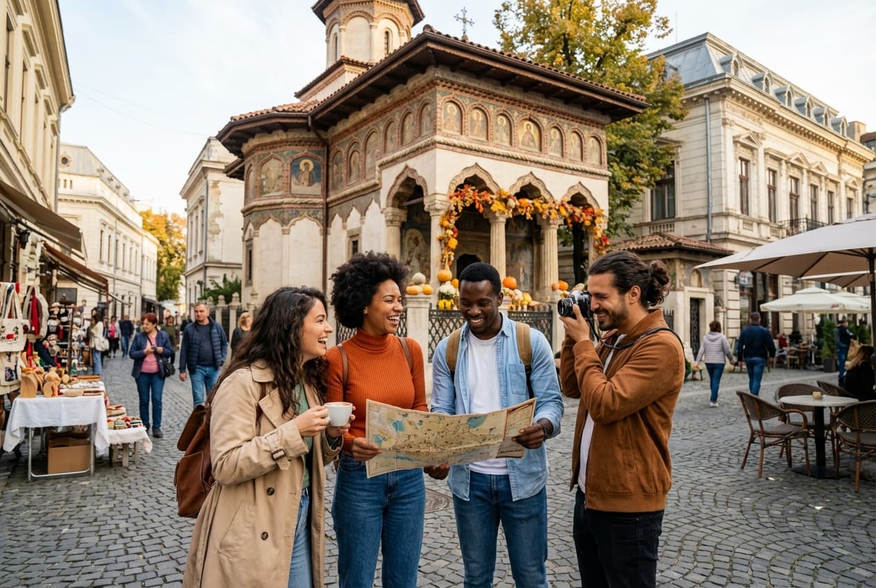 2-Day Vibrant Friends' Weekend in Bucharest