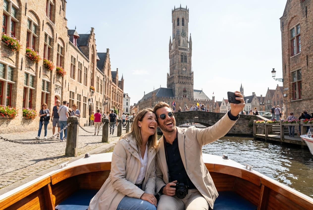 2 Romantic Days in Bruges — Canals, Chocolate & Quiet Moments