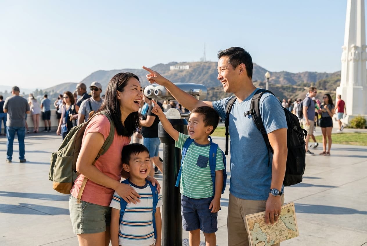 3-Day Family-Friendly Los Angeles: Parks, Science & Beach (Spring)