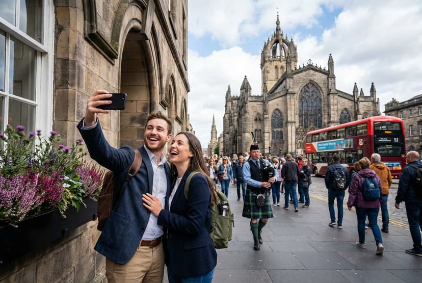 A Cozy, Romantic Day in Edinburgh (December)