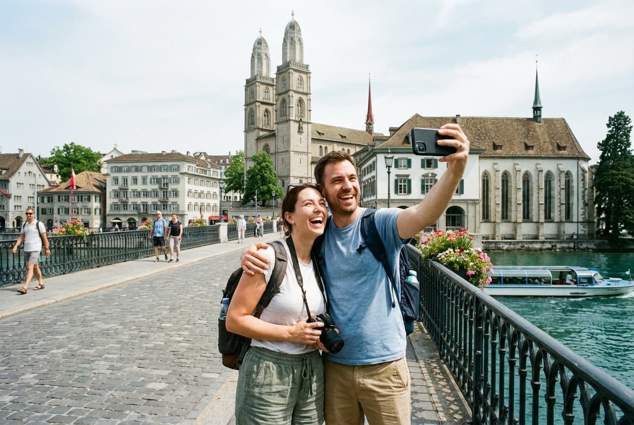 A Cozy Romantic Winter Day in Zürich