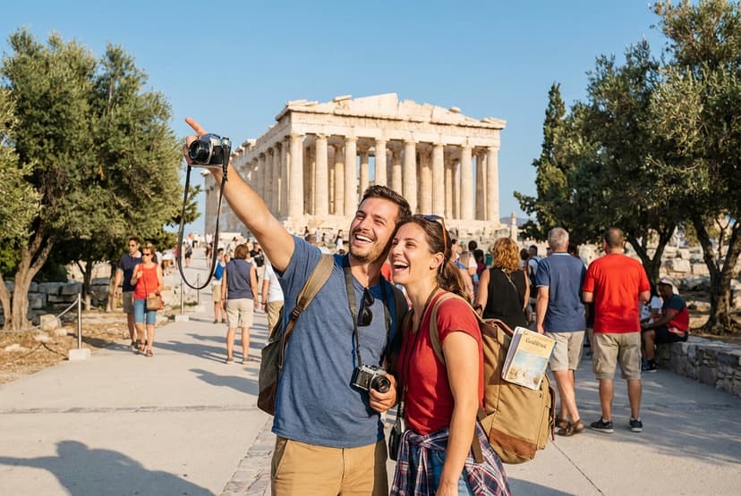A Romantic Day in Athens — Intimate Moments & Acropolis Sunsets