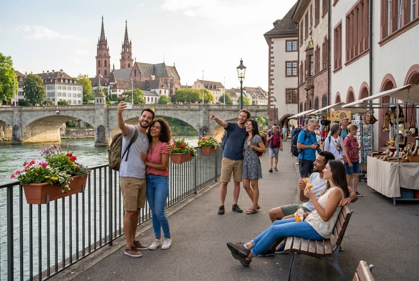 A Romantic Day in Basel — Riverside Strolls, Art & Sunset on the Rhine