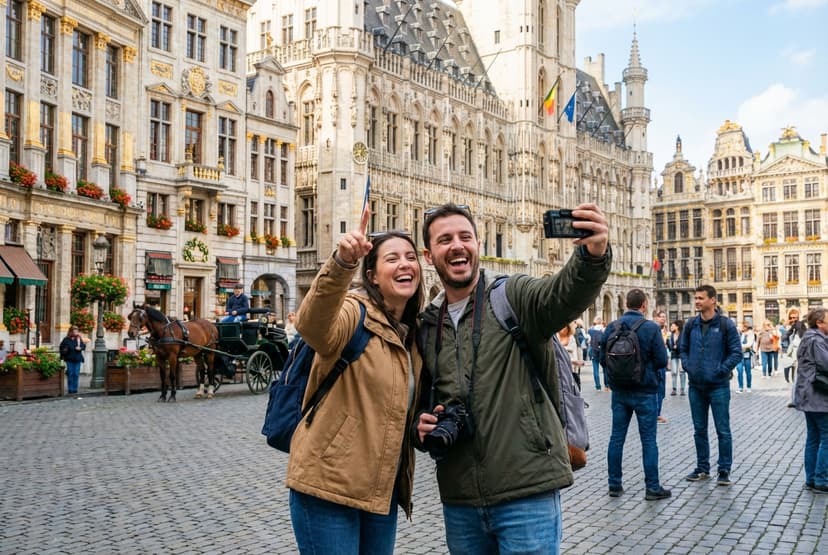 A Romantic Day in Brussels — Sablon, Mont des Arts & Candlelit Dinner