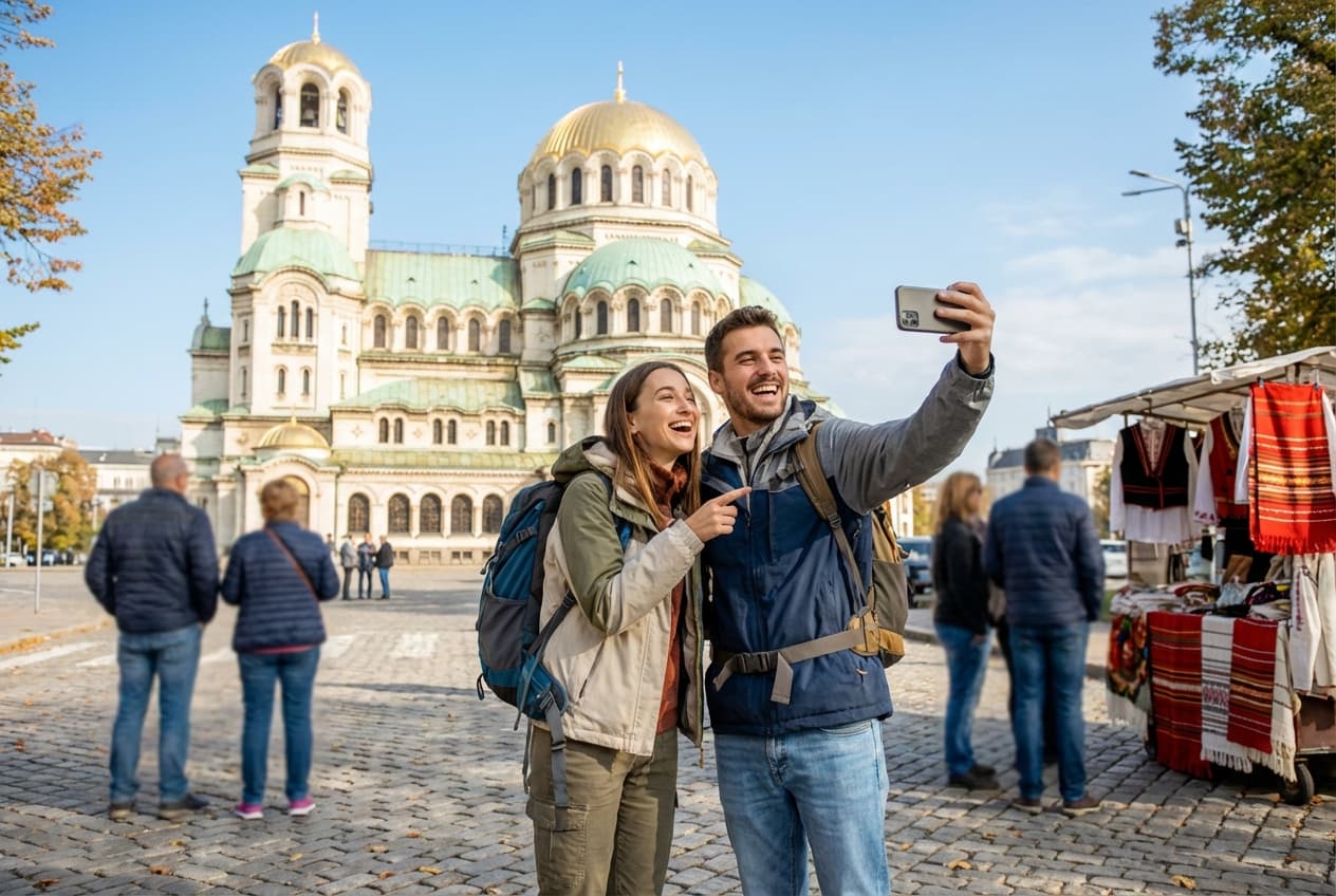 A Romantic Day in Sofia: Churches, Parks, Rooftop Sunsets & Candlelit Dinner