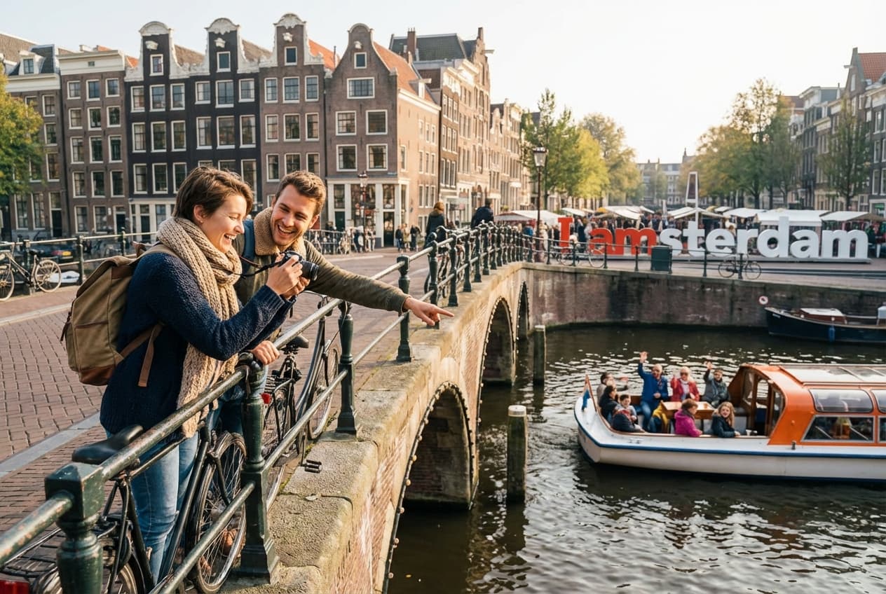 A Romantic Spring Day in Amsterdam — Canals, Gardens & Candlelit Moments
