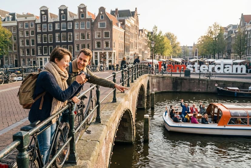 A Romantic Spring Day in Amsterdam — Canals, Gardens & Candlelit Moments