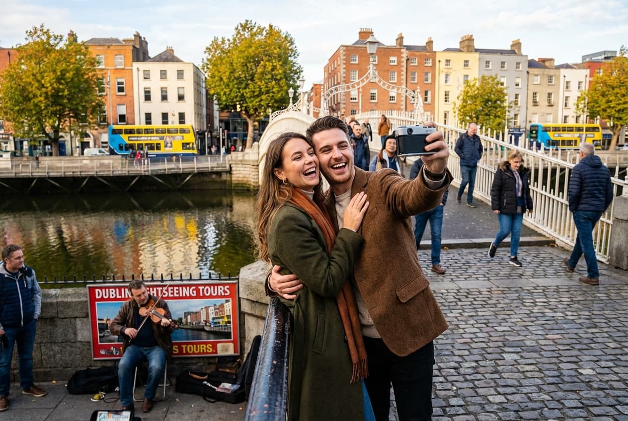 A Romantic Spring Day in Dublin — Whiskey, Strolls & a Rooftop Sunset