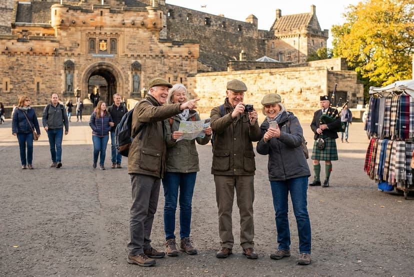 Accessible Edinburgh in a Day — Views, Cozy Cafés & a Winter Sunset