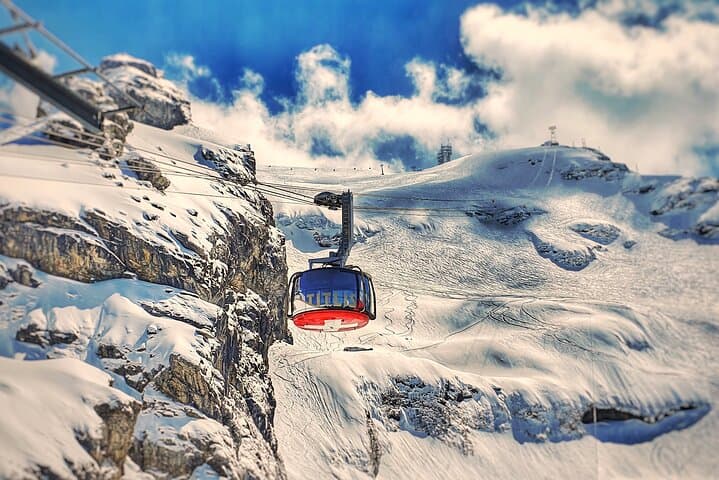 Accessible Private Day Trip to Mount Titlis from Basel (Seniors)