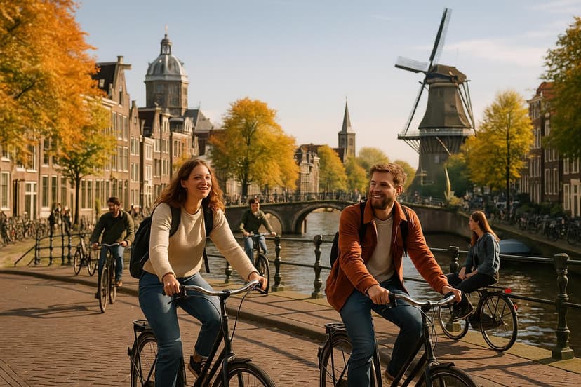 Amsterdam in 3 Days — Canal Loops, Art Stops & Windmill Countryside (Bike-First)