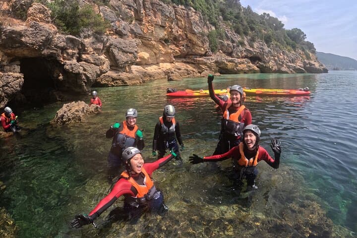 Award Winner Premium Kayak & Coasteering Adventure (Arrábida) — Full day from Lisbon