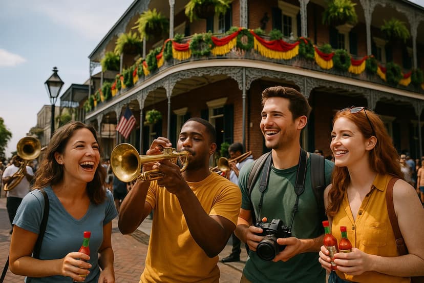 Backstreet Brass & Hot-Sauce Hunt — New Orleans, 3-Day Friends Trip