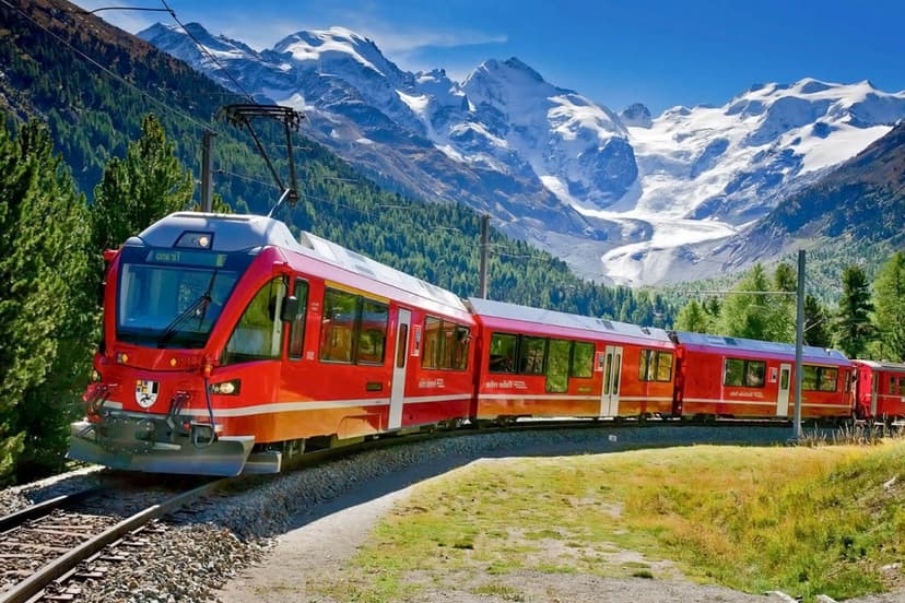 Bernina Express & St. Moritz — 1‑Day Private Romantic Alpine Escape (from Milan)