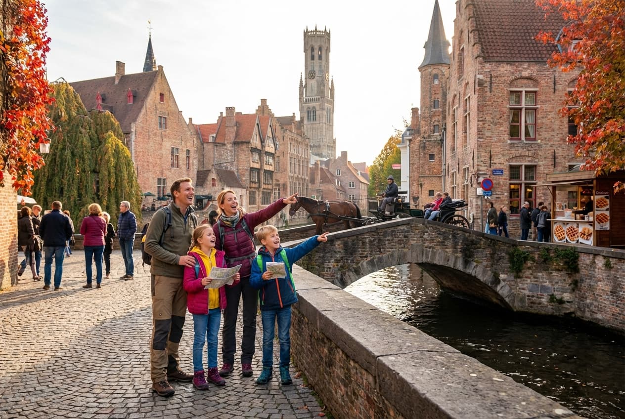 Bruges in 2 Days — Family-friendly, stroller-ready Spring itinerary