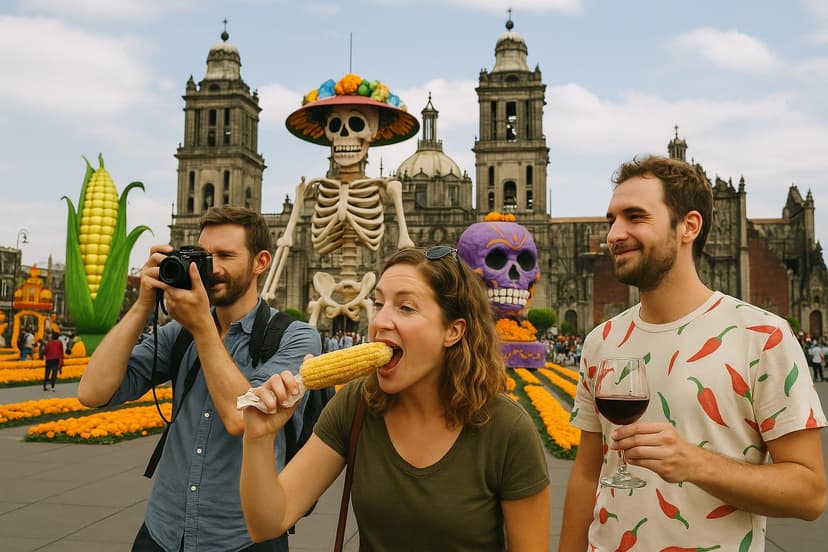 Chiles, Corn & Cosmos: Mercado Dawn to Natural Wine Nights — Mexico City (4 days)